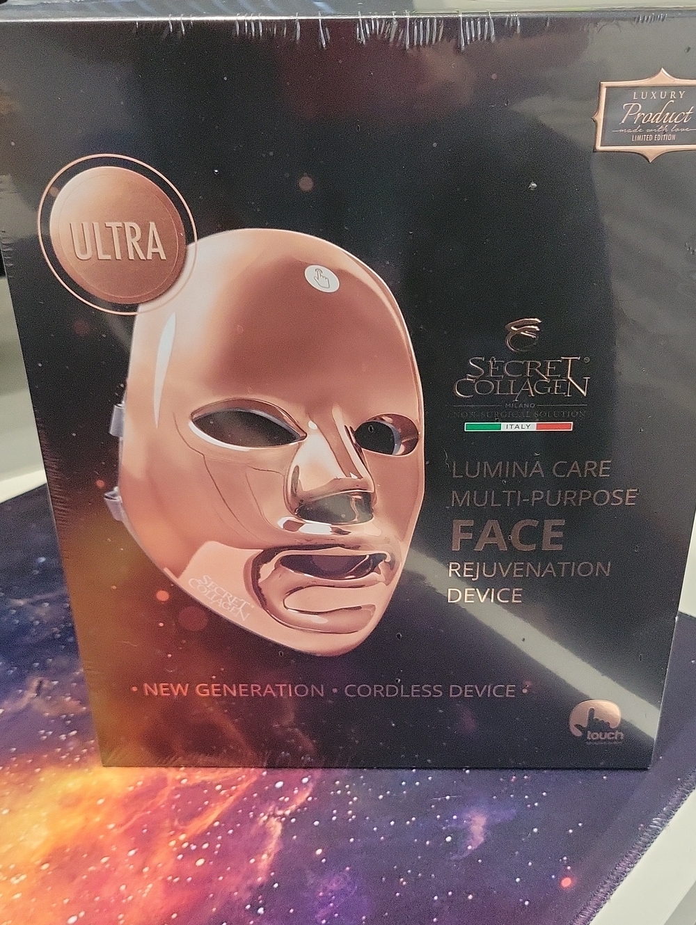 Lumina Care Rose Gold LED Face Mask - Rejuvenating Skincare